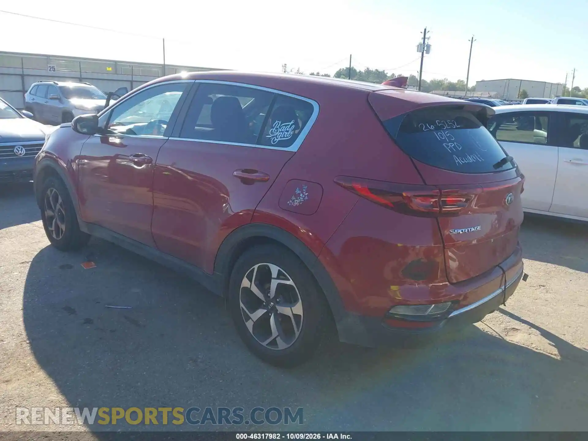 3 Photograph of a damaged car KNDPM3AC9M7896227 KIA SPORTAGE 2021