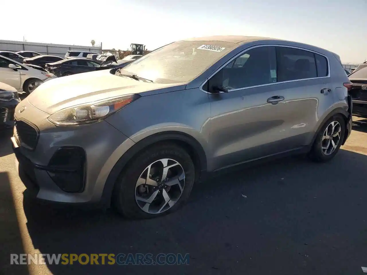 1 Photograph of a damaged car KNDPM3ACXM7862412 KIA SPORTAGE 2021