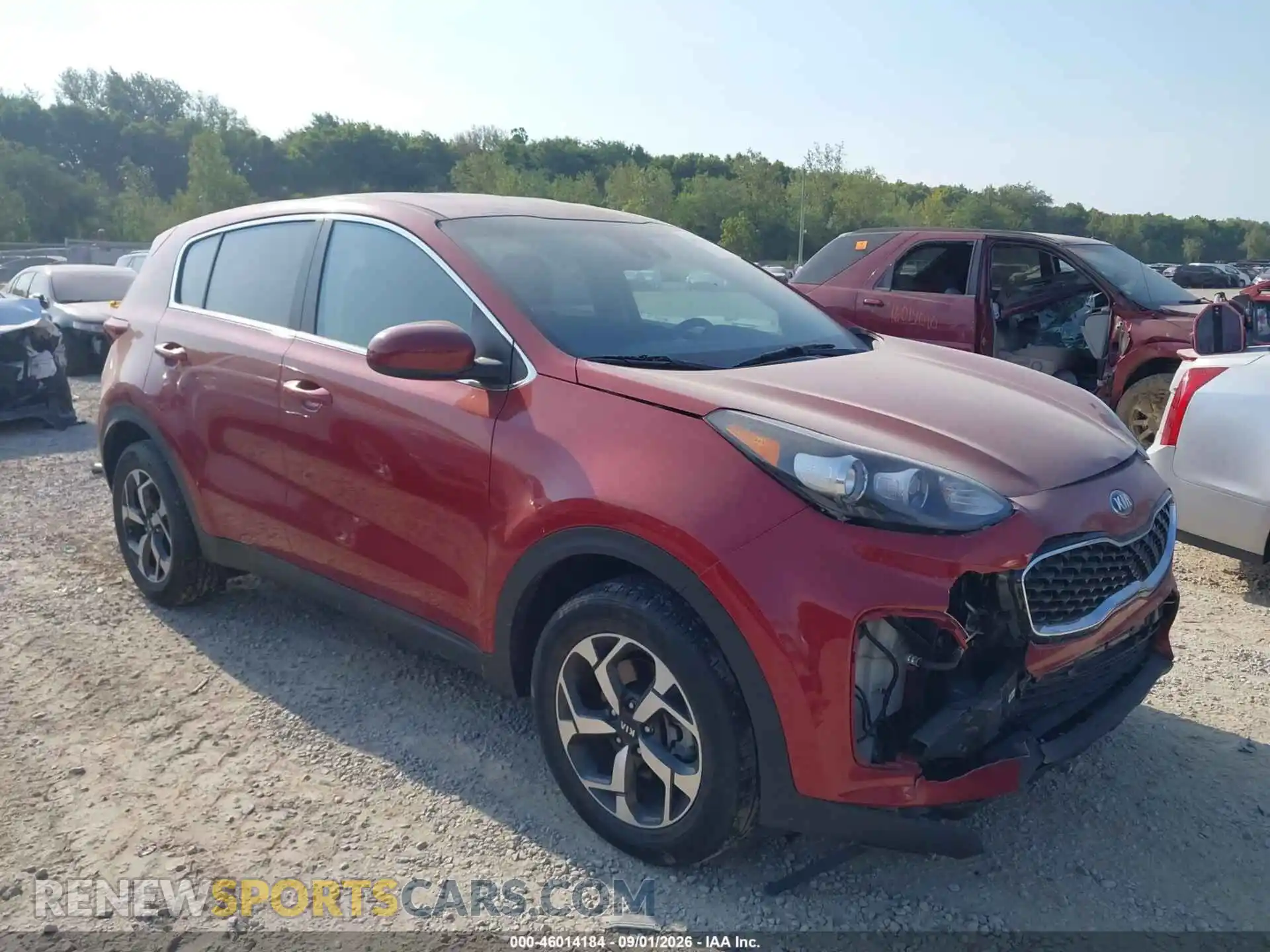 1 Photograph of a damaged car KNDPM3ACXM7868209 KIA SPORTAGE 2021