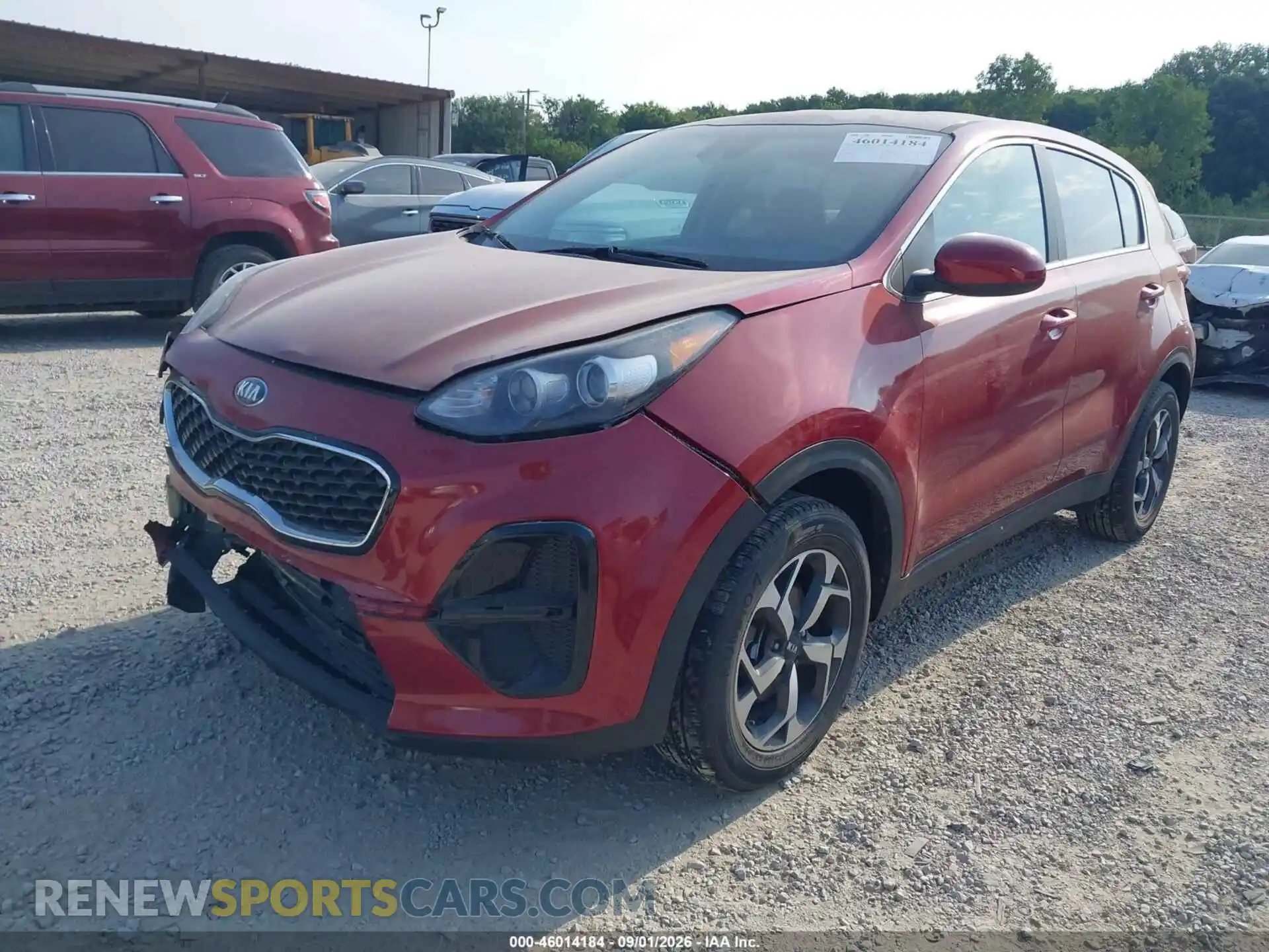 2 Photograph of a damaged car KNDPM3ACXM7868209 KIA SPORTAGE 2021