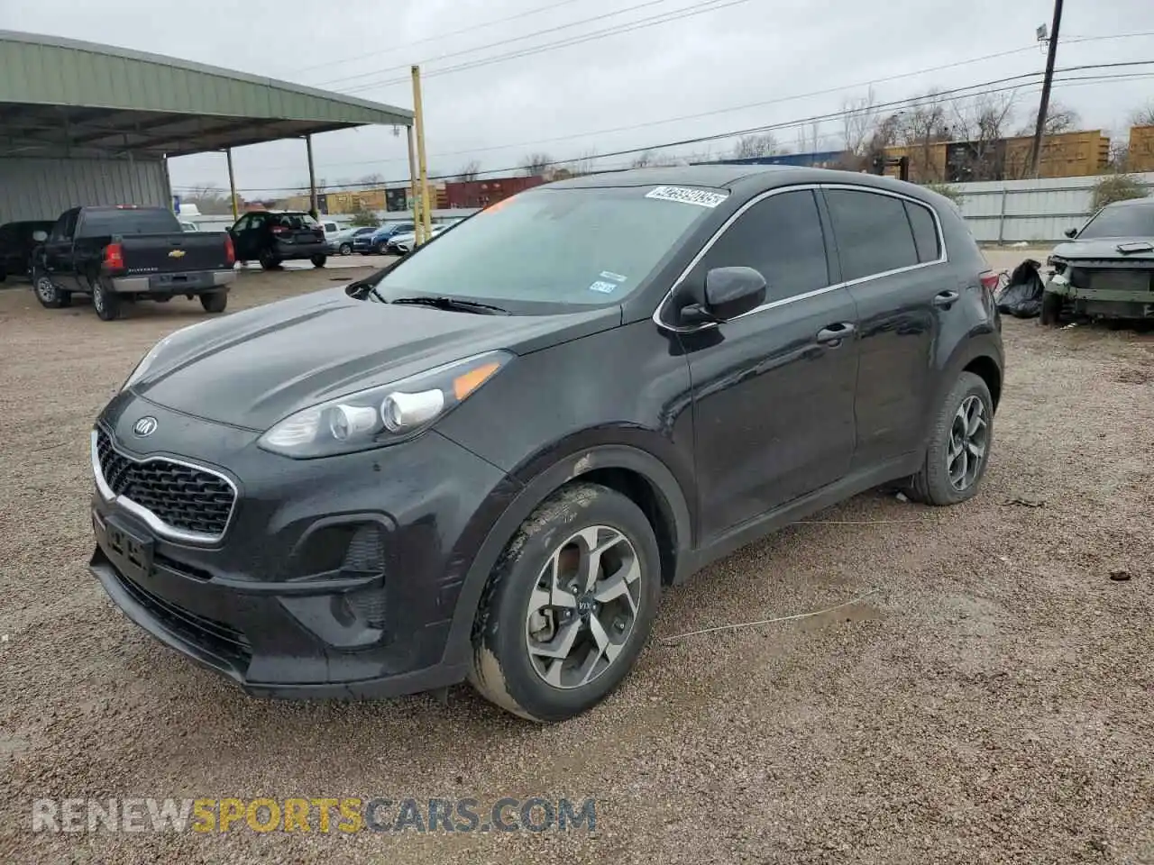 1 Photograph of a damaged car KNDPM3ACXM7871840 KIA SPORTAGE 2021