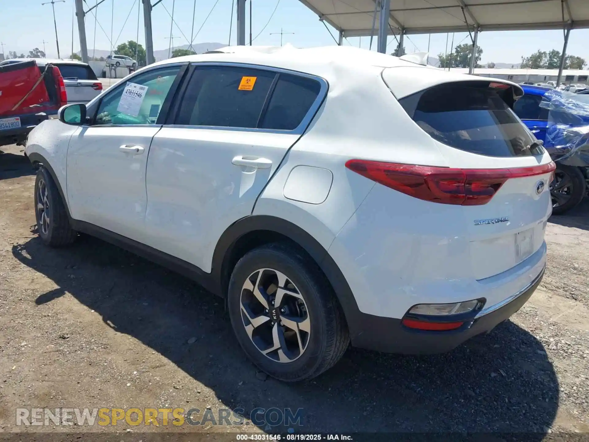 3 Photograph of a damaged car KNDPM3ACXM7876469 KIA SPORTAGE 2021