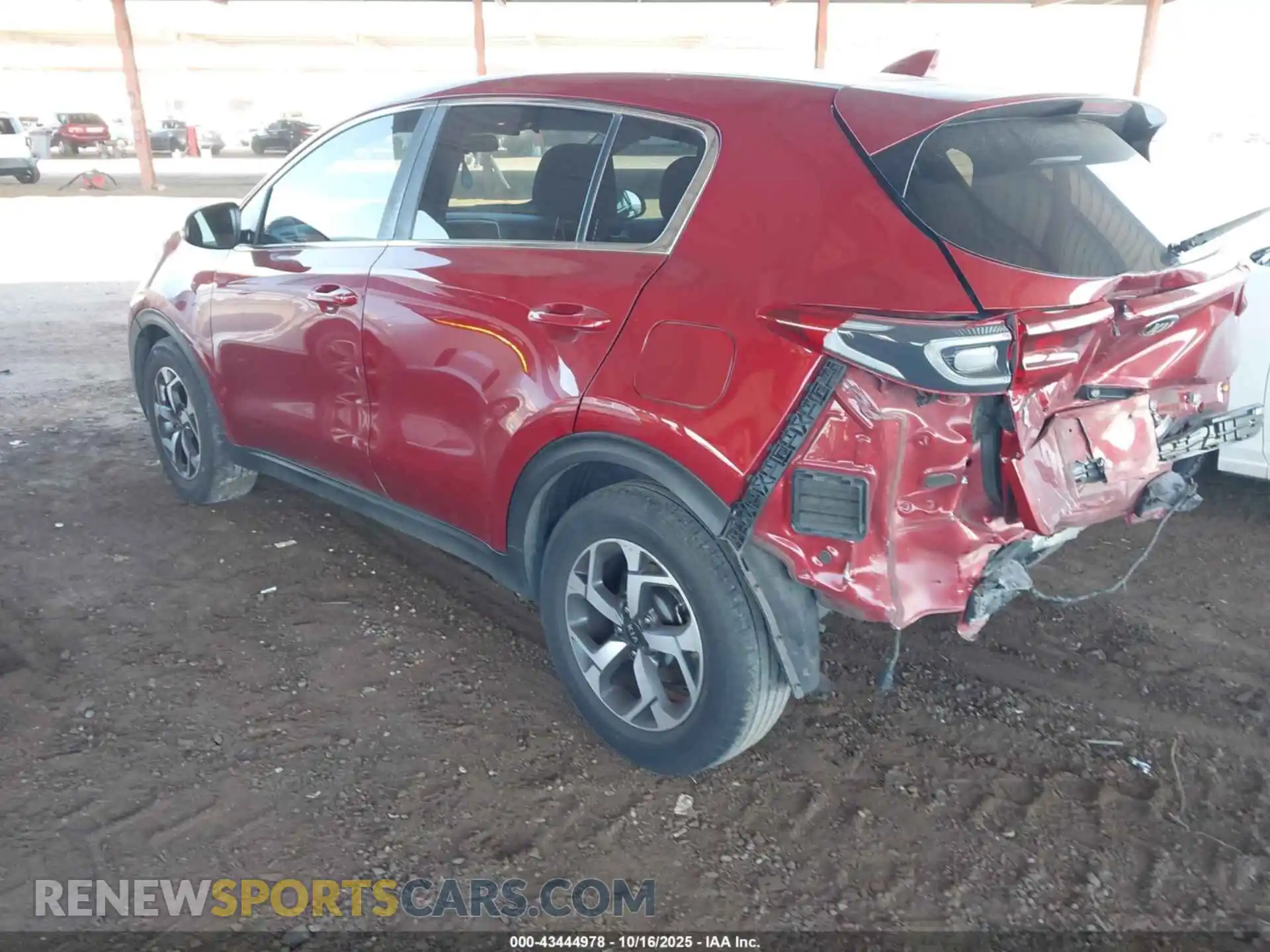 3 Фотография поврежденного автомобиля KNDPM3ACXM7881817 KIA SPORTAGE 2021