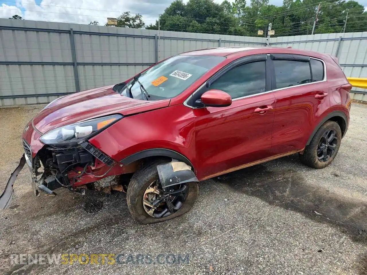 1 Photograph of a damaged car KNDPM3ACXM7882854 KIA SPORTAGE 2021