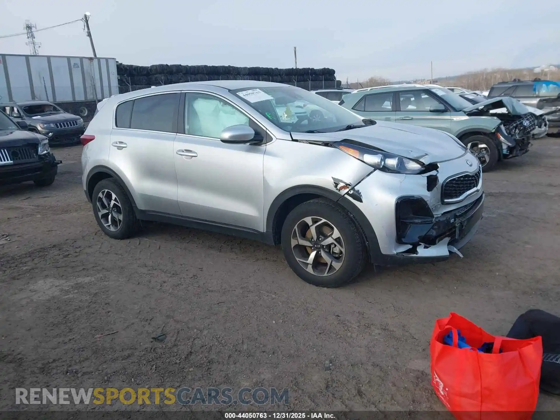 1 Photograph of a damaged car KNDPM3ACXM7887746 KIA SPORTAGE 2021