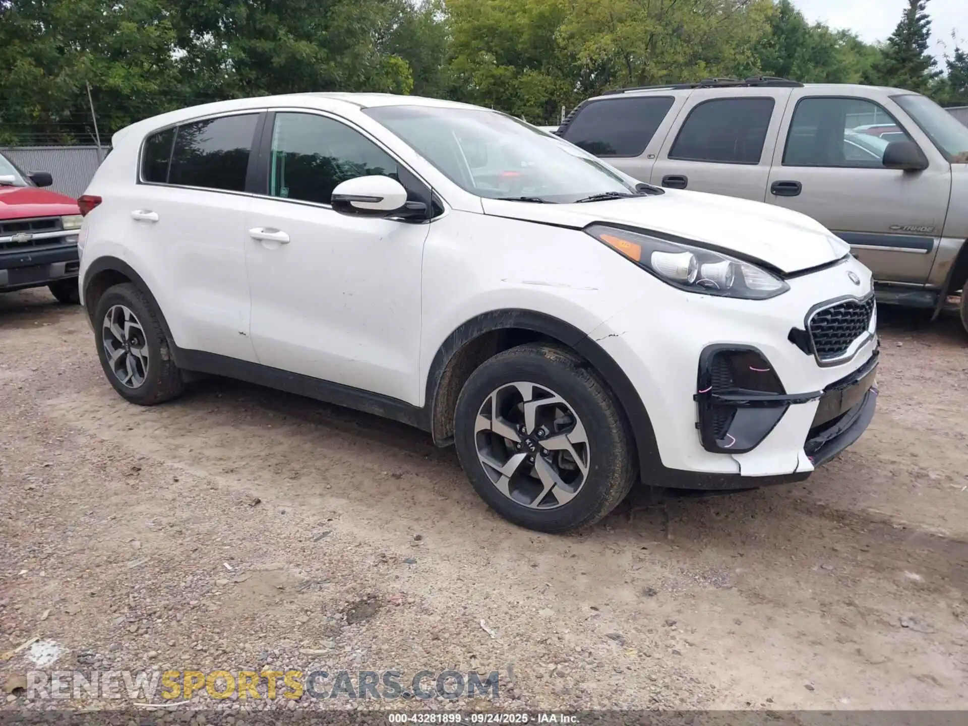 1 Photograph of a damaged car KNDPM3ACXM7891604 KIA SPORTAGE 2021