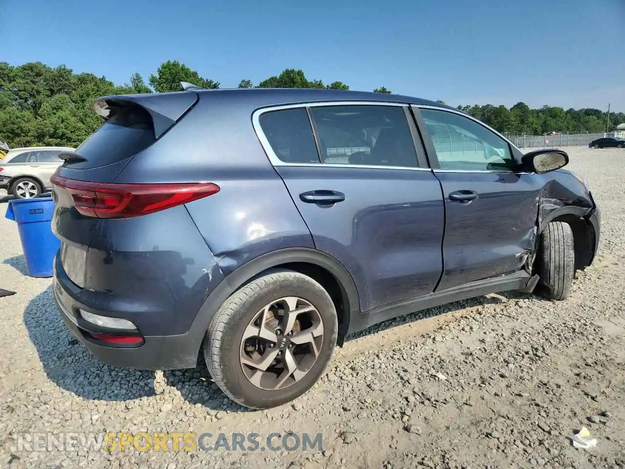 3 Photograph of a damaged car KNDPM3ACXM7898519 KIA SPORTAGE 2021