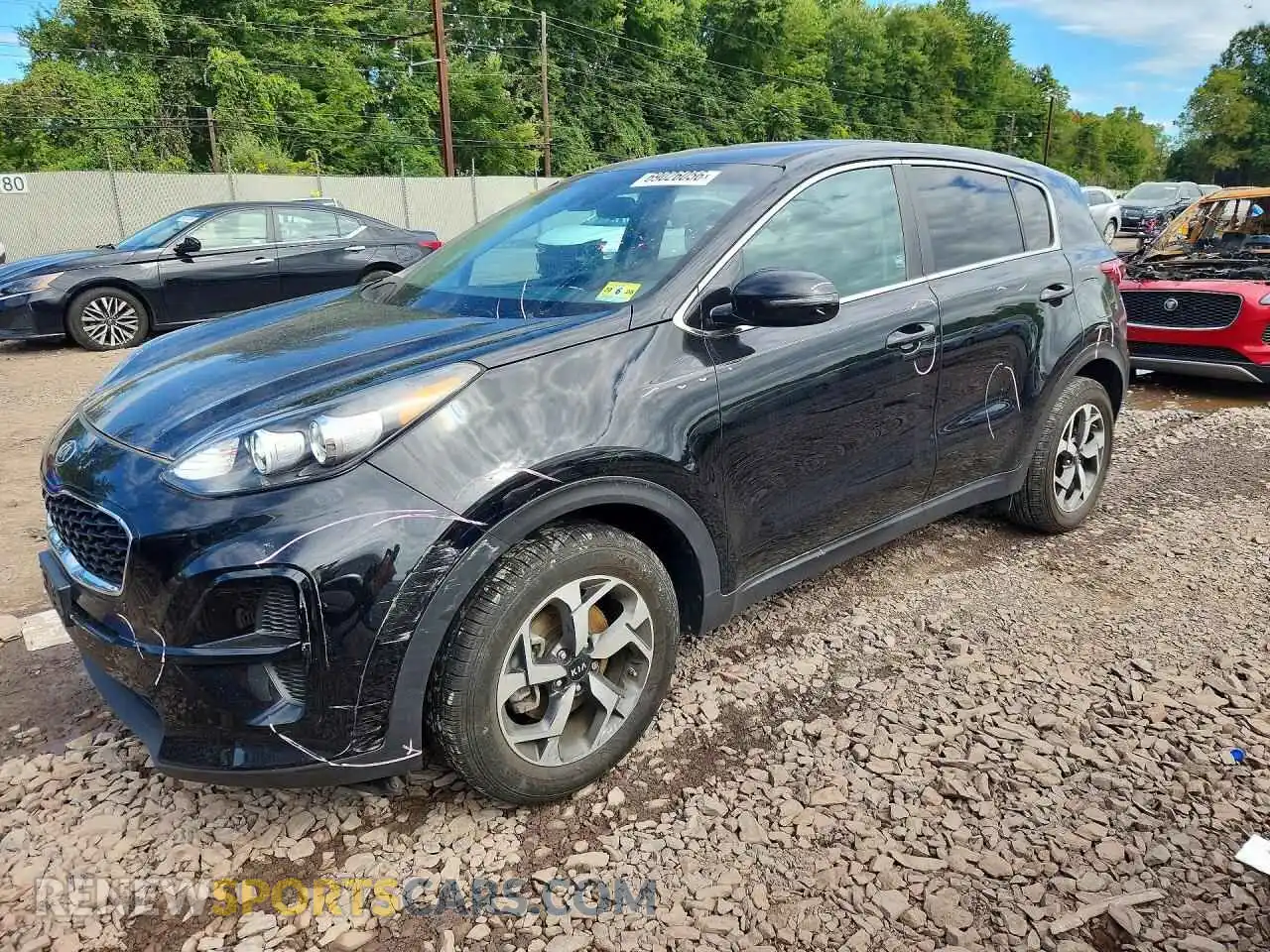 1 Photograph of a damaged car KNDPM3ACXM7924973 KIA SPORTAGE 2021