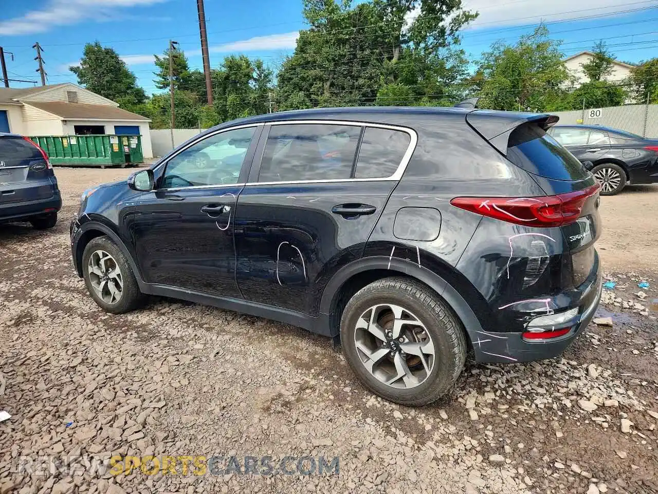 2 Photograph of a damaged car KNDPM3ACXM7924973 KIA SPORTAGE 2021