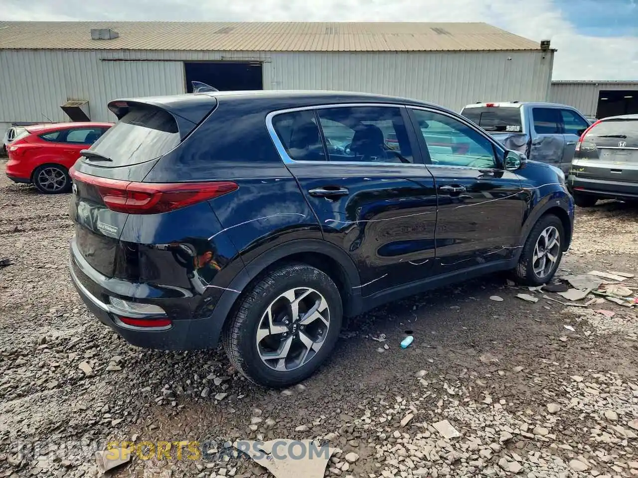 3 Photograph of a damaged car KNDPM3ACXM7924973 KIA SPORTAGE 2021