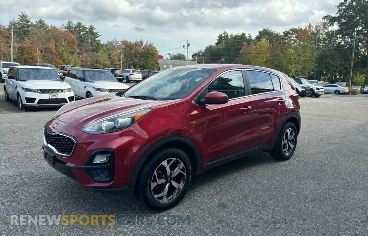2 fotografías del automóvil dañado KNDPMCAC0M7906613 KIA SPORTAGE 2021