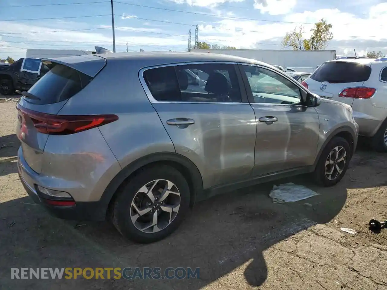 3 Photograph of a damaged car KNDPMCAC1M7885965 KIA SPORTAGE 2021