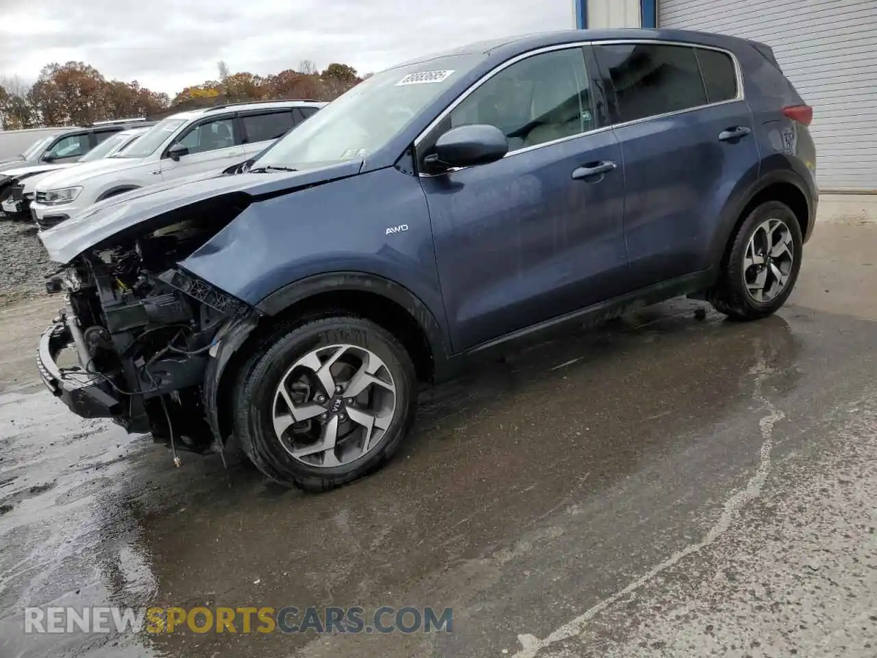 1 Photograph of a damaged car KNDPMCAC2M7849427 KIA SPORTAGE 2021