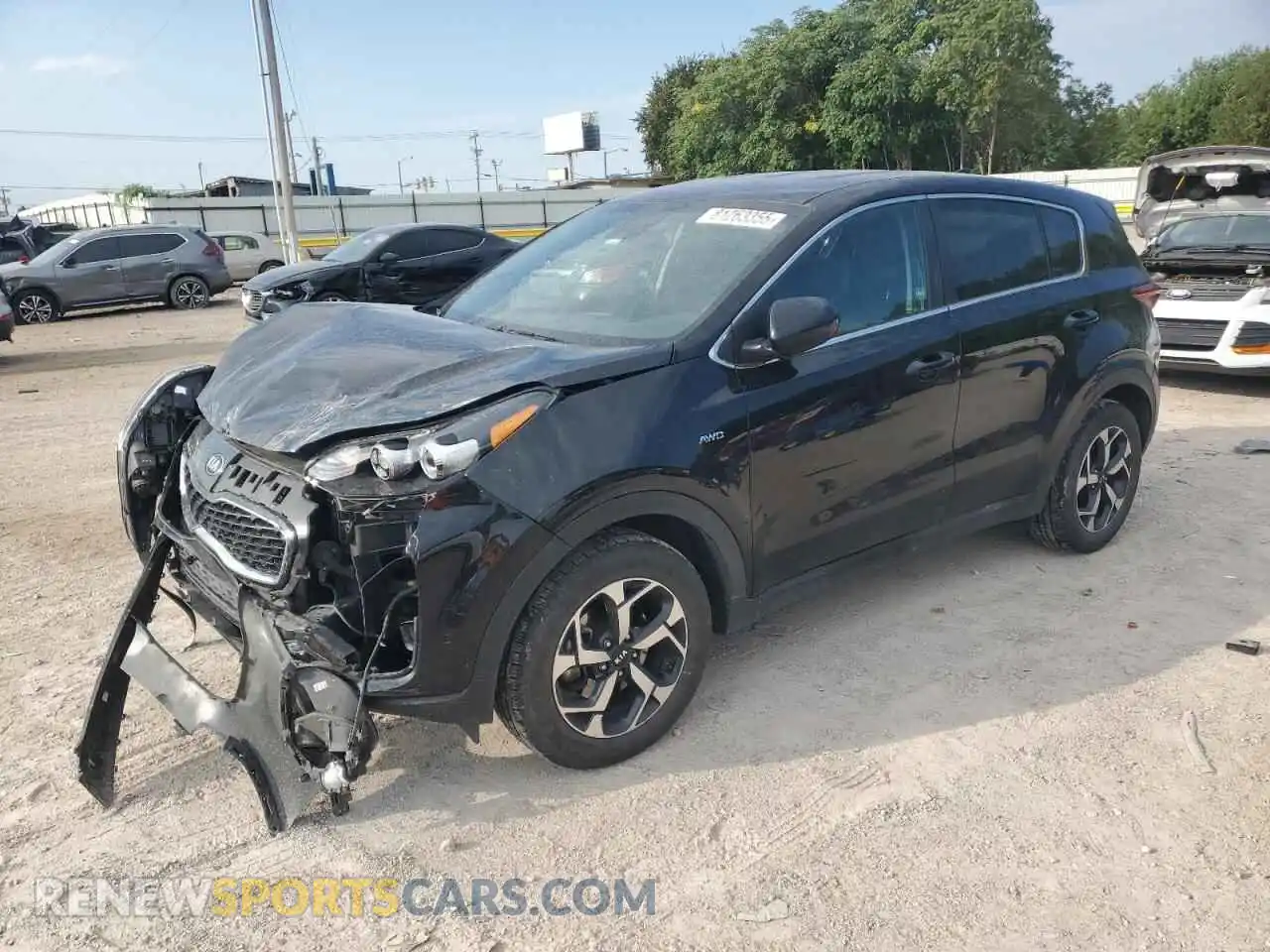 1 fotografías del automóvil dañado KNDPMCAC2M7865014 KIA SPORTAGE 2021