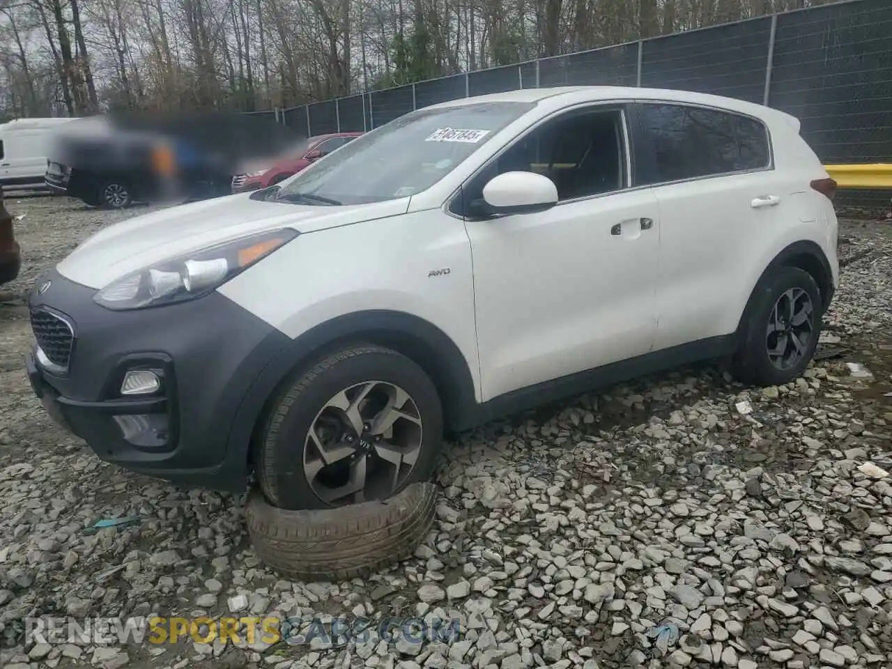 1 Photograph of a damaged car KNDPMCAC2M7877082 KIA SPORTAGE 2021