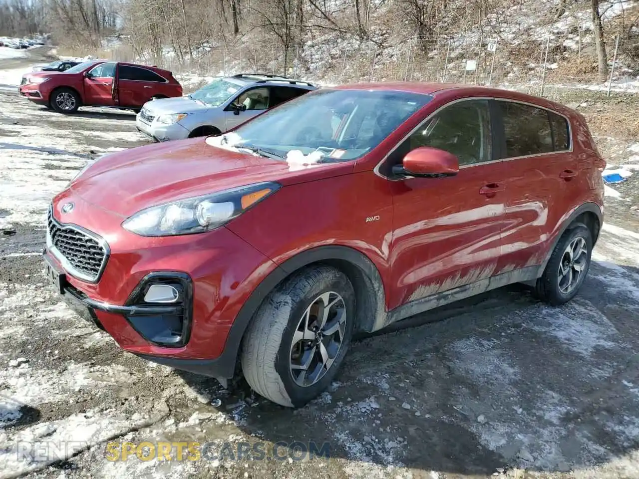 1 Photograph of a damaged car KNDPMCAC2M7881441 KIA SPORTAGE 2021