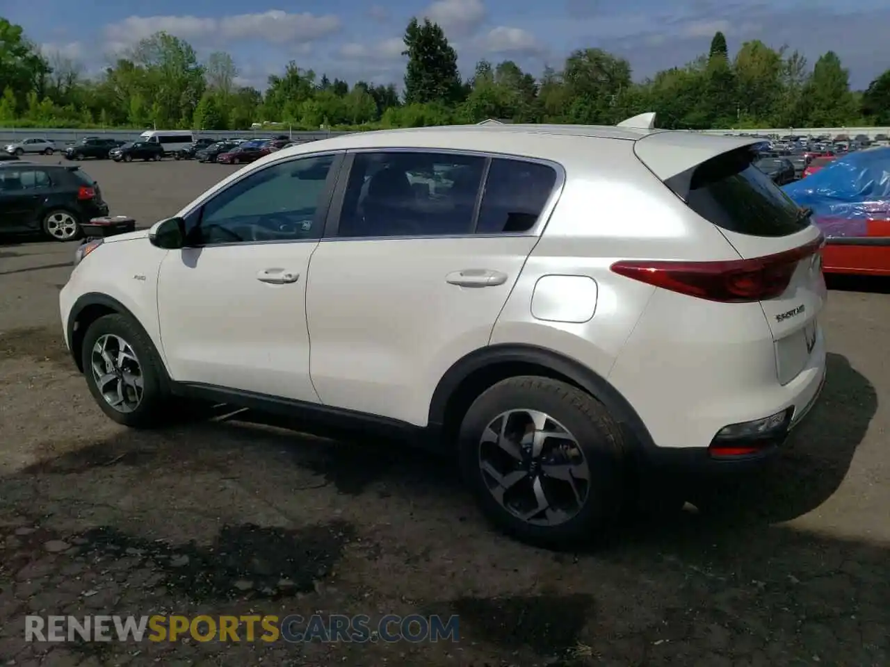 2 Фотография поврежденного автомобиля KNDPMCAC2M7890169 KIA SPORTAGE 2021