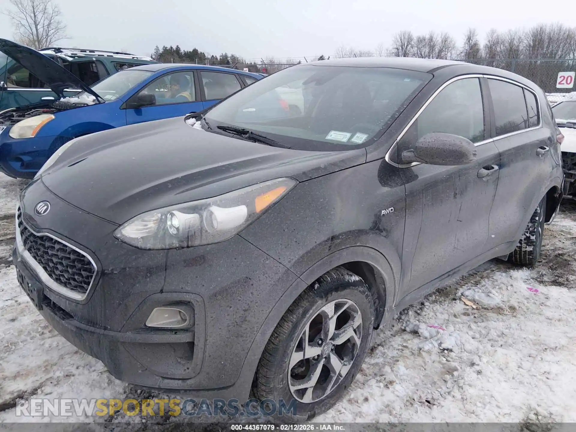 2 Photograph of a damaged car KNDPMCAC2M7902207 KIA SPORTAGE 2021