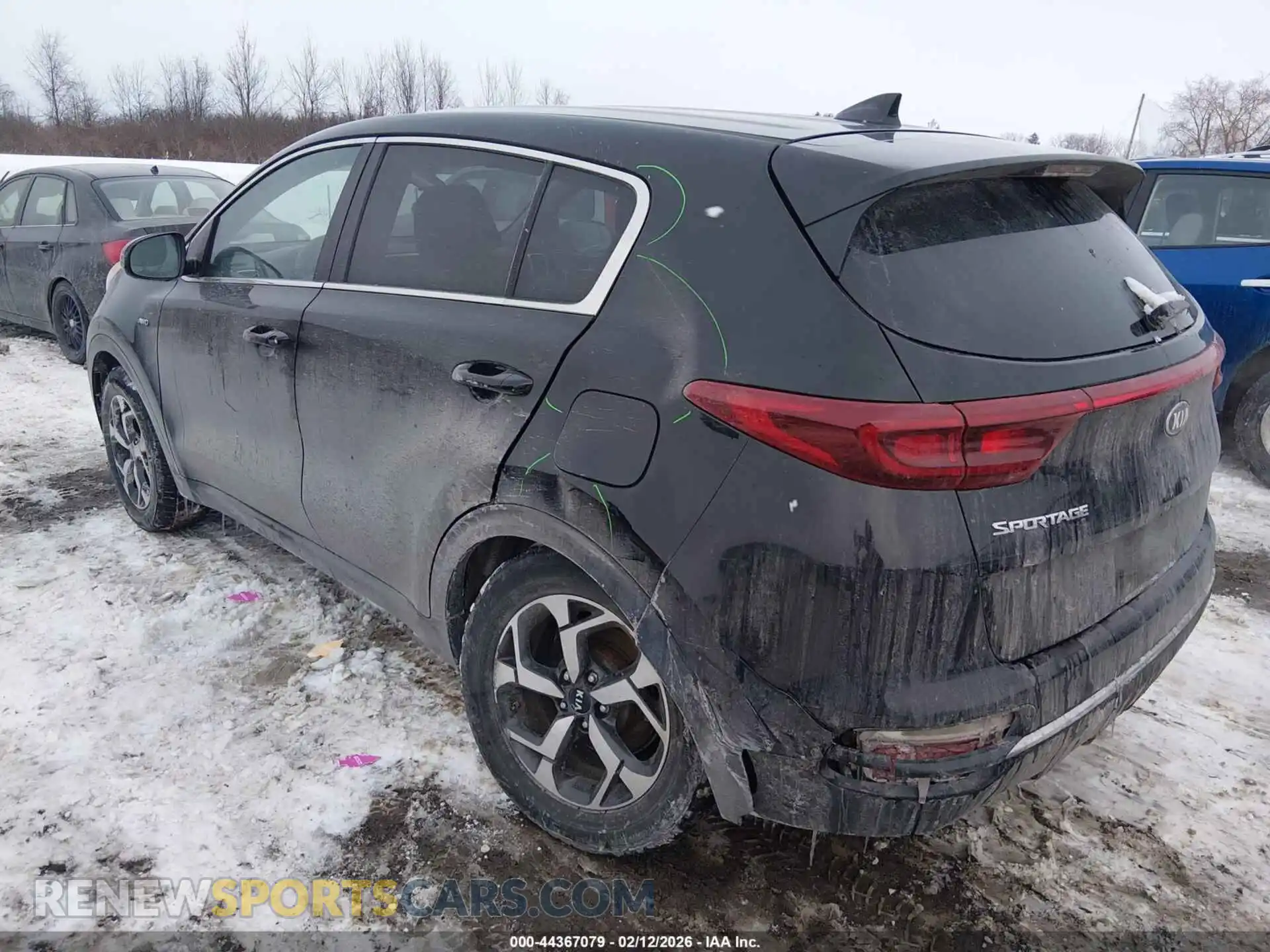 3 Photograph of a damaged car KNDPMCAC2M7902207 KIA SPORTAGE 2021