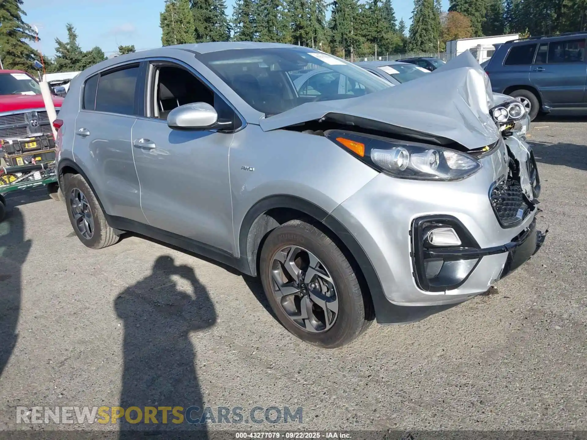1 Photograph of a damaged car KNDPMCAC2M7928595 KIA SPORTAGE 2021