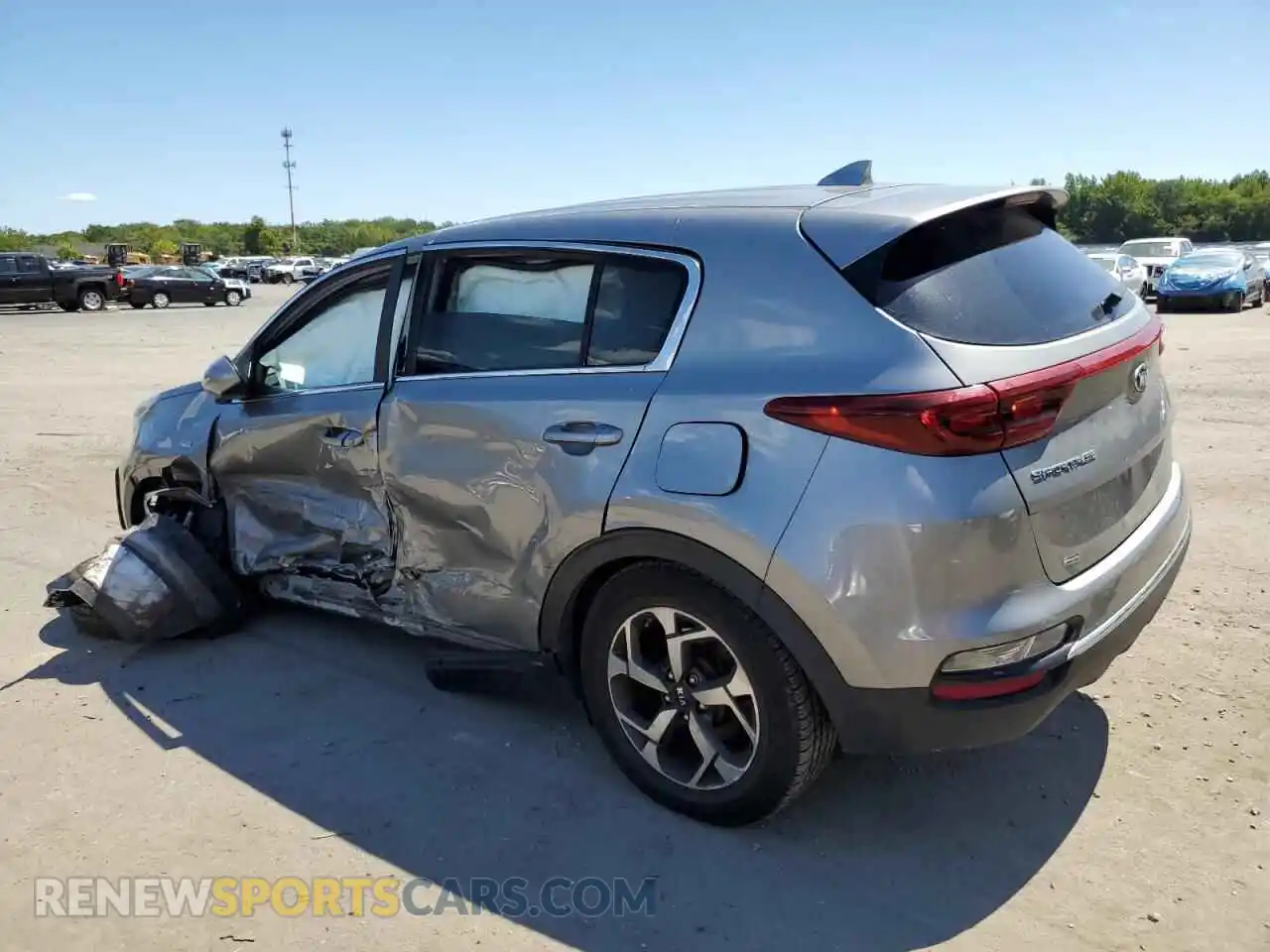 2 Photograph of a damaged car KNDPMCAC3M7867225 KIA SPORTAGE 2021