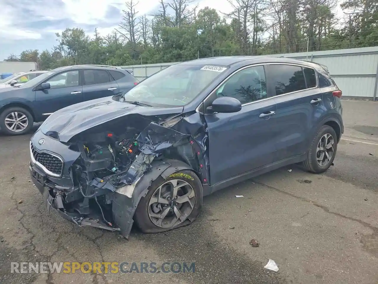 1 fotografías del automóvil dañado KNDPMCAC3M7889256 KIA SPORTAGE 2021
