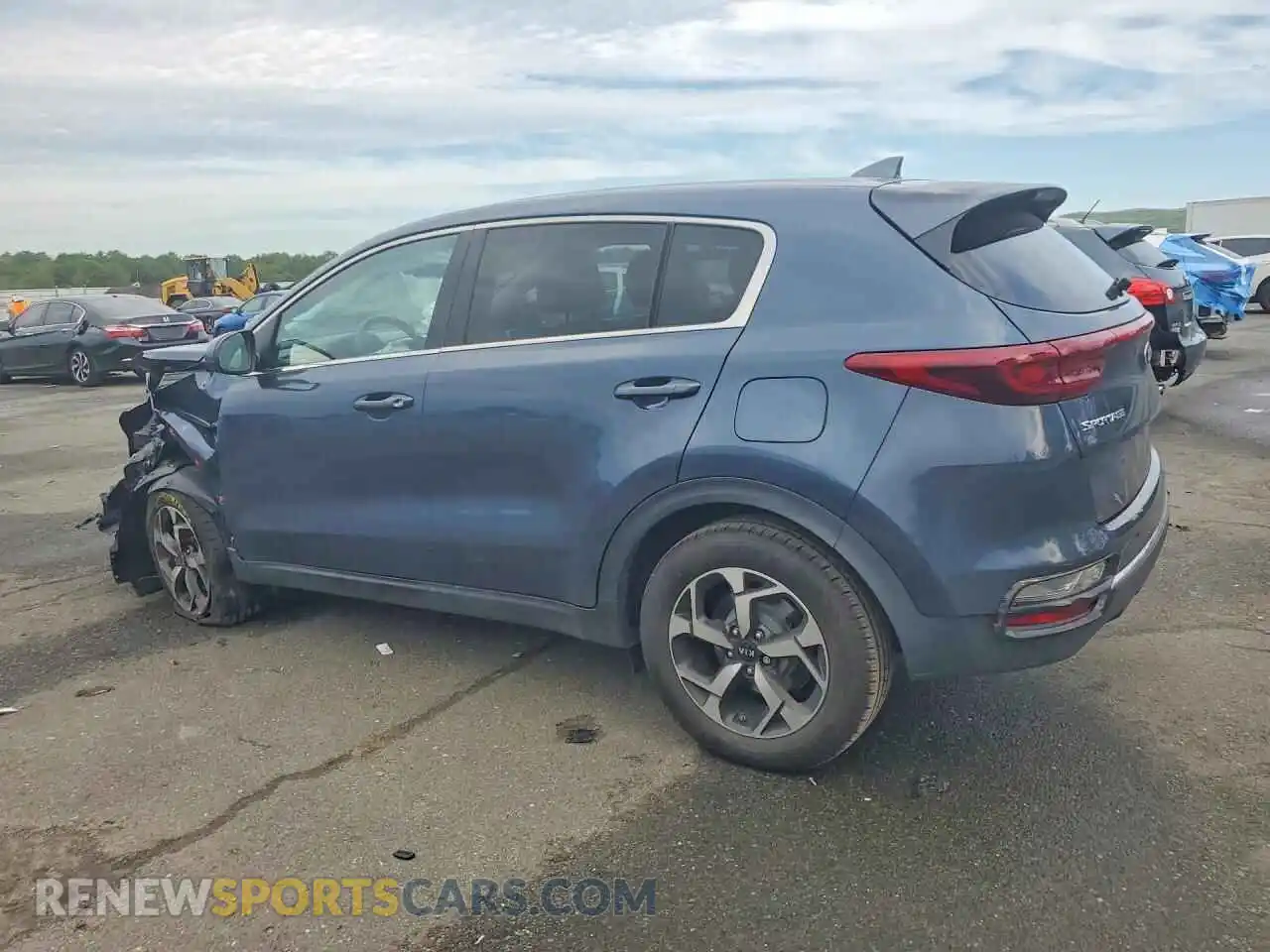 2 fotografías del automóvil dañado KNDPMCAC3M7889256 KIA SPORTAGE 2021