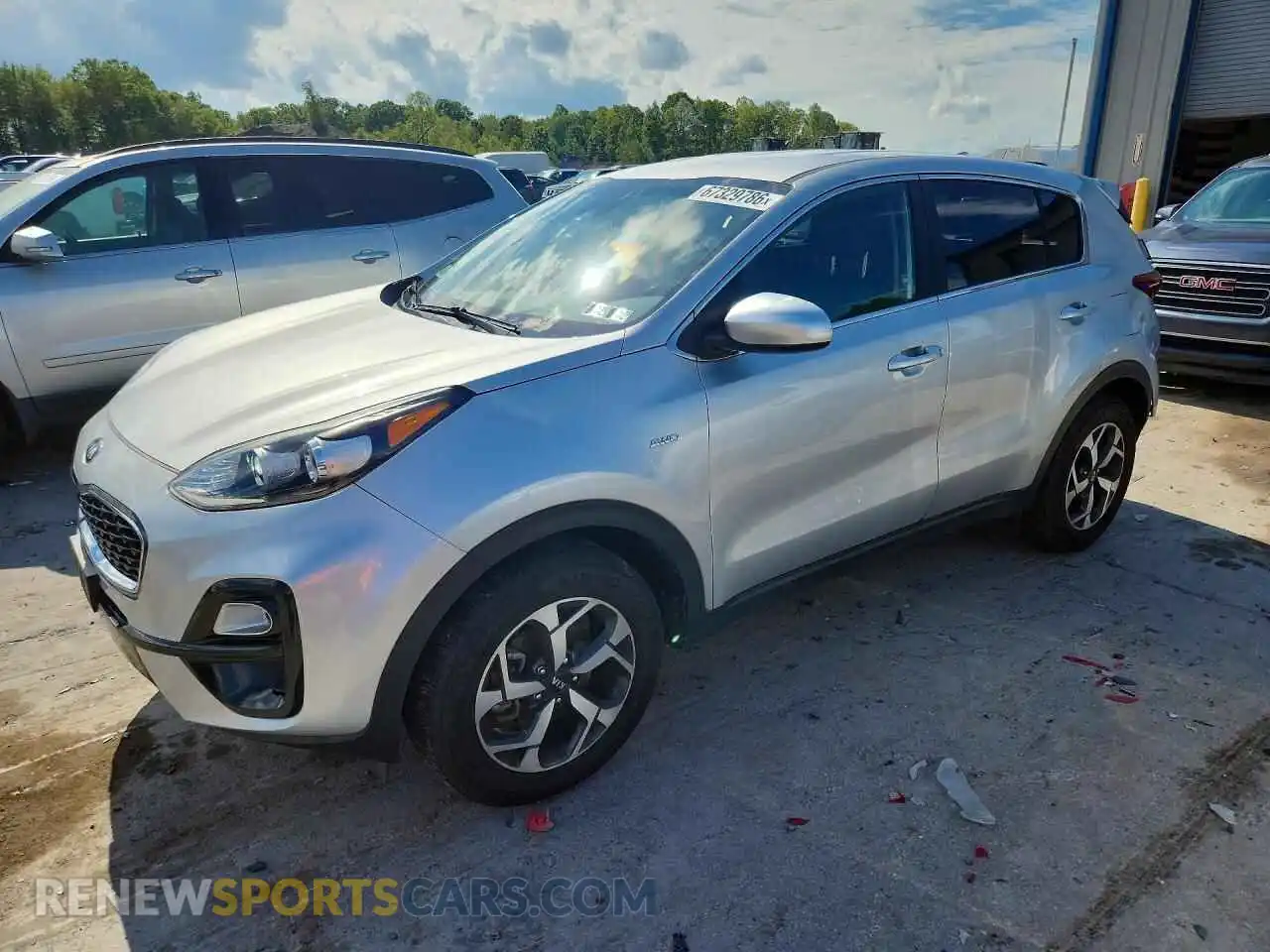 1 Photograph of a damaged car KNDPMCAC3M7903138 KIA SPORTAGE 2021