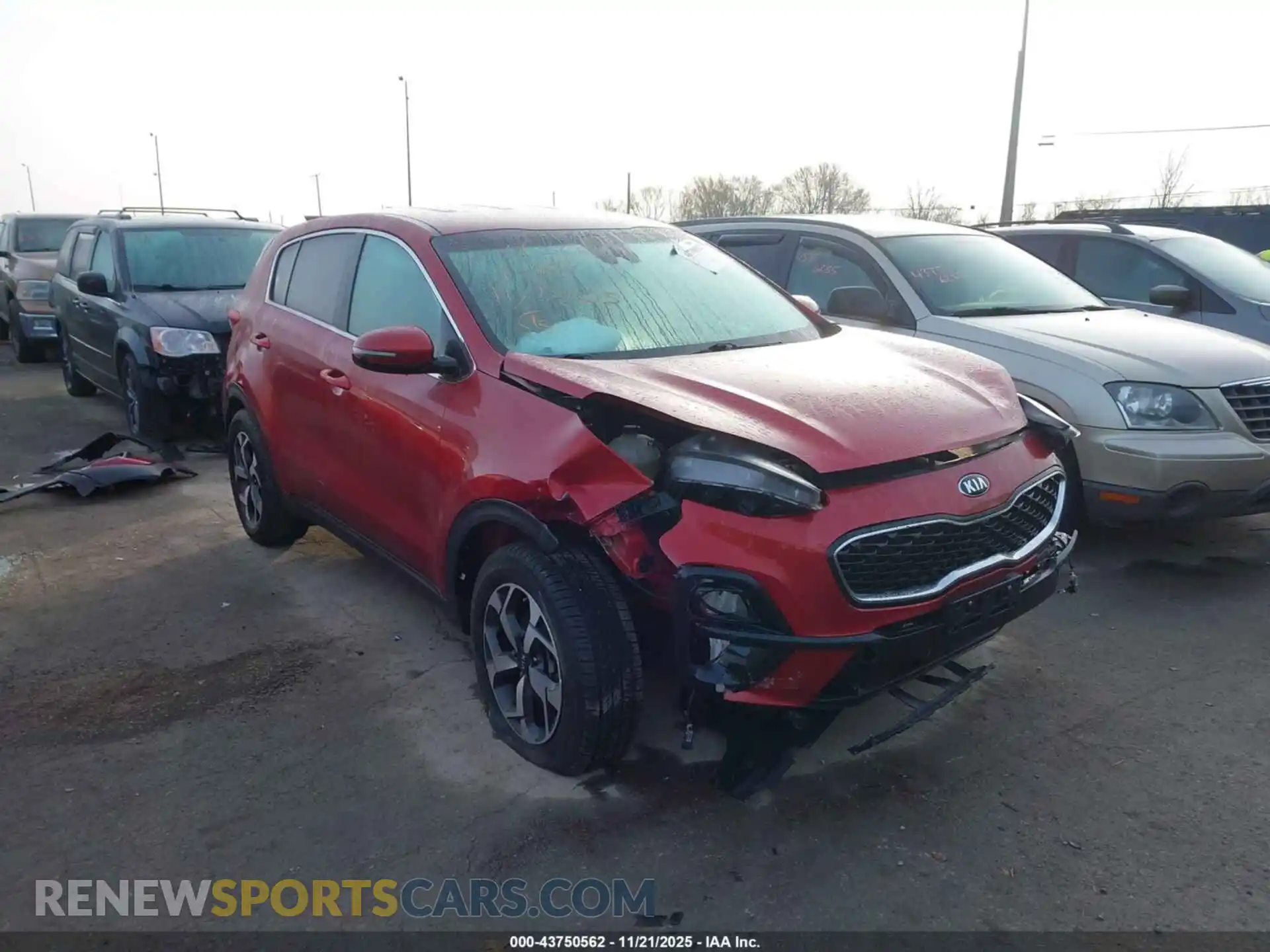 1 Photograph of a damaged car KNDPMCAC3M7919713 KIA SPORTAGE 2021