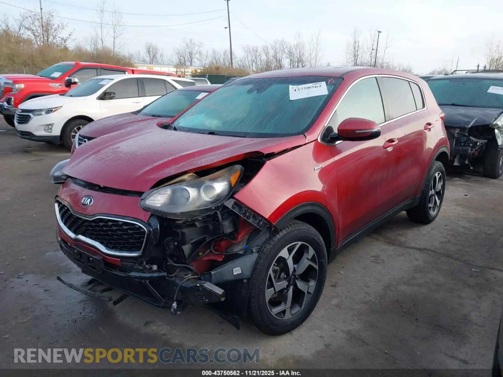 2 Photograph of a damaged car KNDPMCAC3M7919713 KIA SPORTAGE 2021