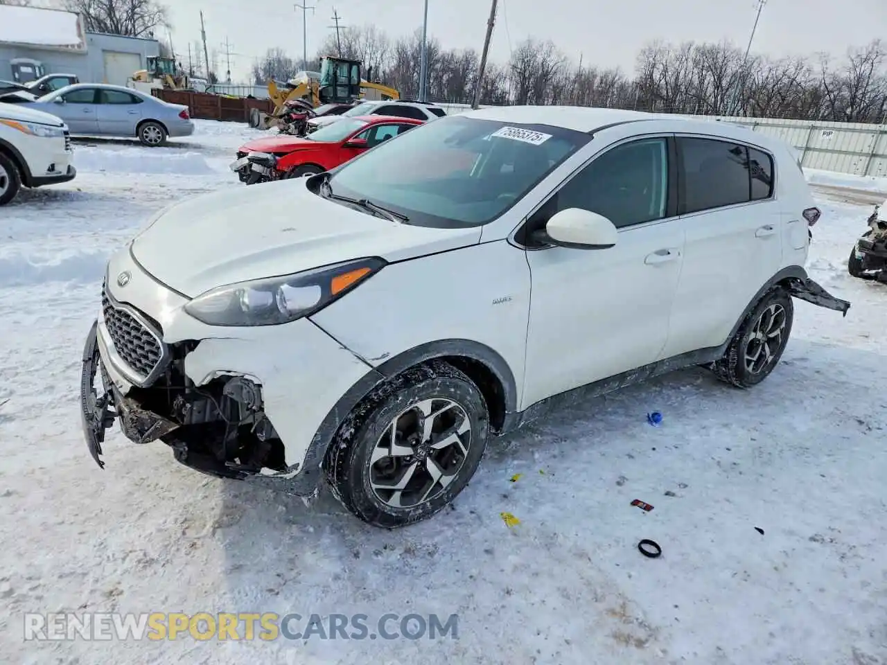 1 fotografías del automóvil dañado KNDPMCAC3M7941517 KIA SPORTAGE 2021