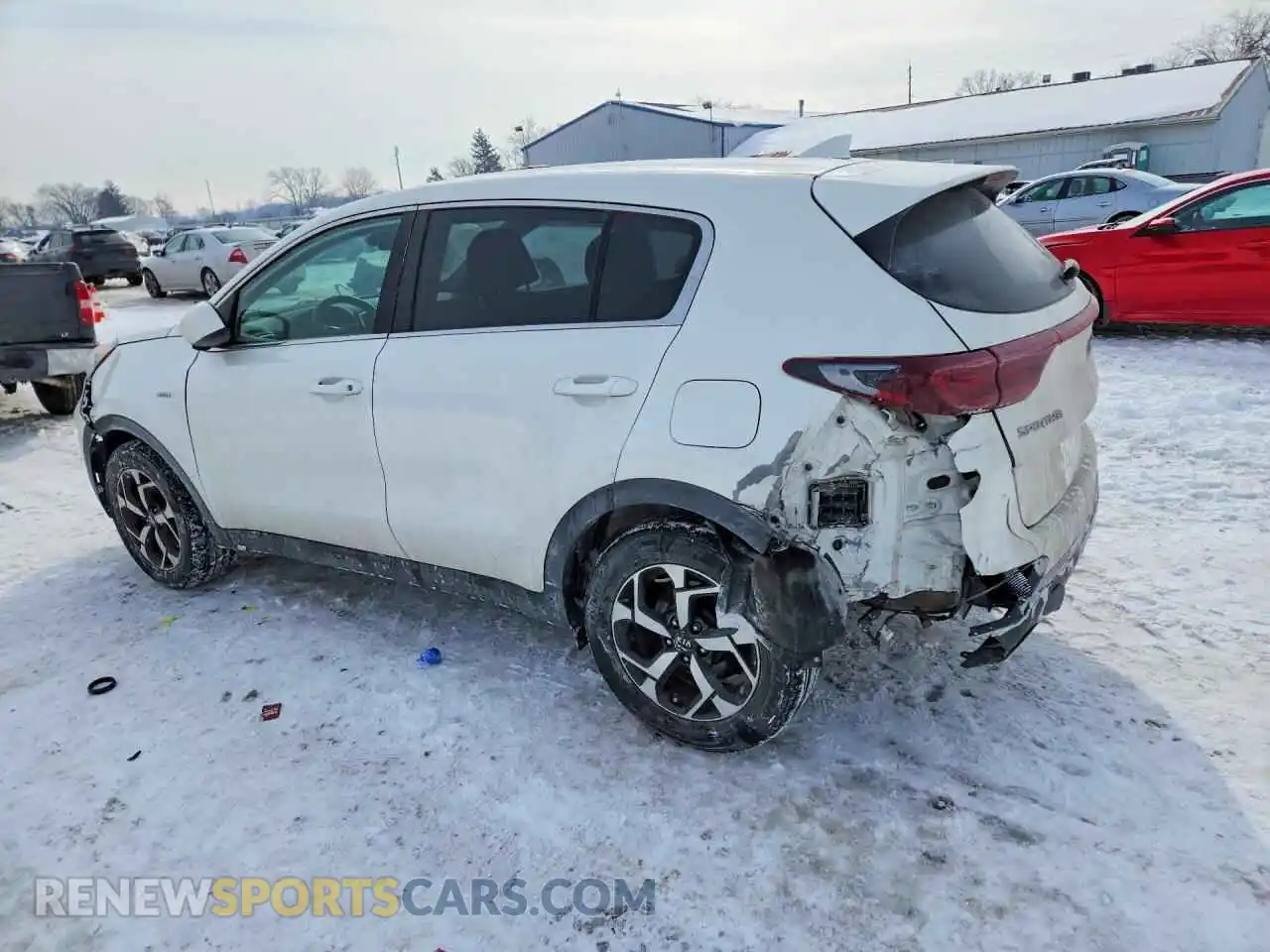 2 fotografías del automóvil dañado KNDPMCAC3M7941517 KIA SPORTAGE 2021