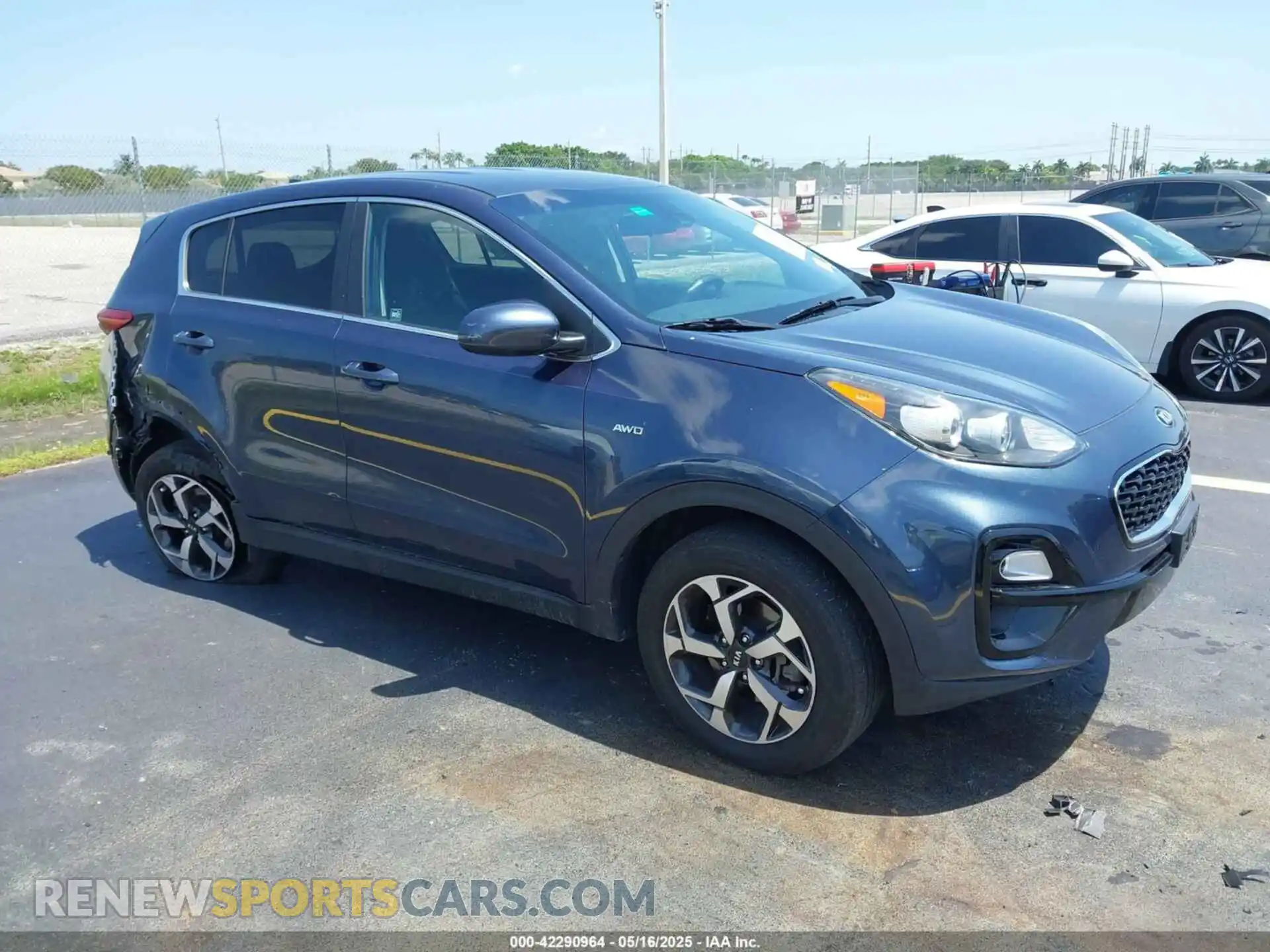 1 Photograph of a damaged car KNDPMCAC4M7933457 KIA SPORTAGE 2021
