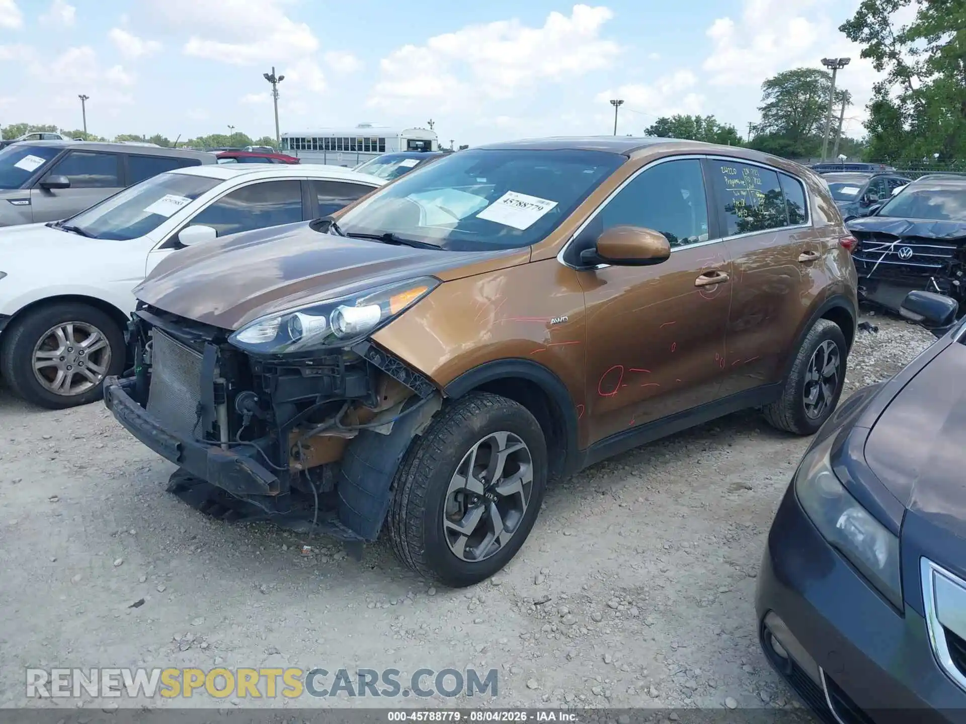 2 Photograph of a damaged car KNDPMCAC5M7844688 KIA SPORTAGE 2021