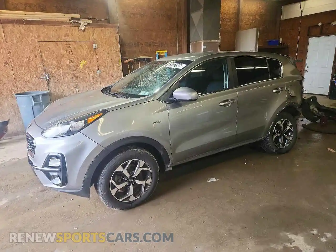 1 Photograph of a damaged car KNDPMCAC5M7887217 KIA SPORTAGE 2021