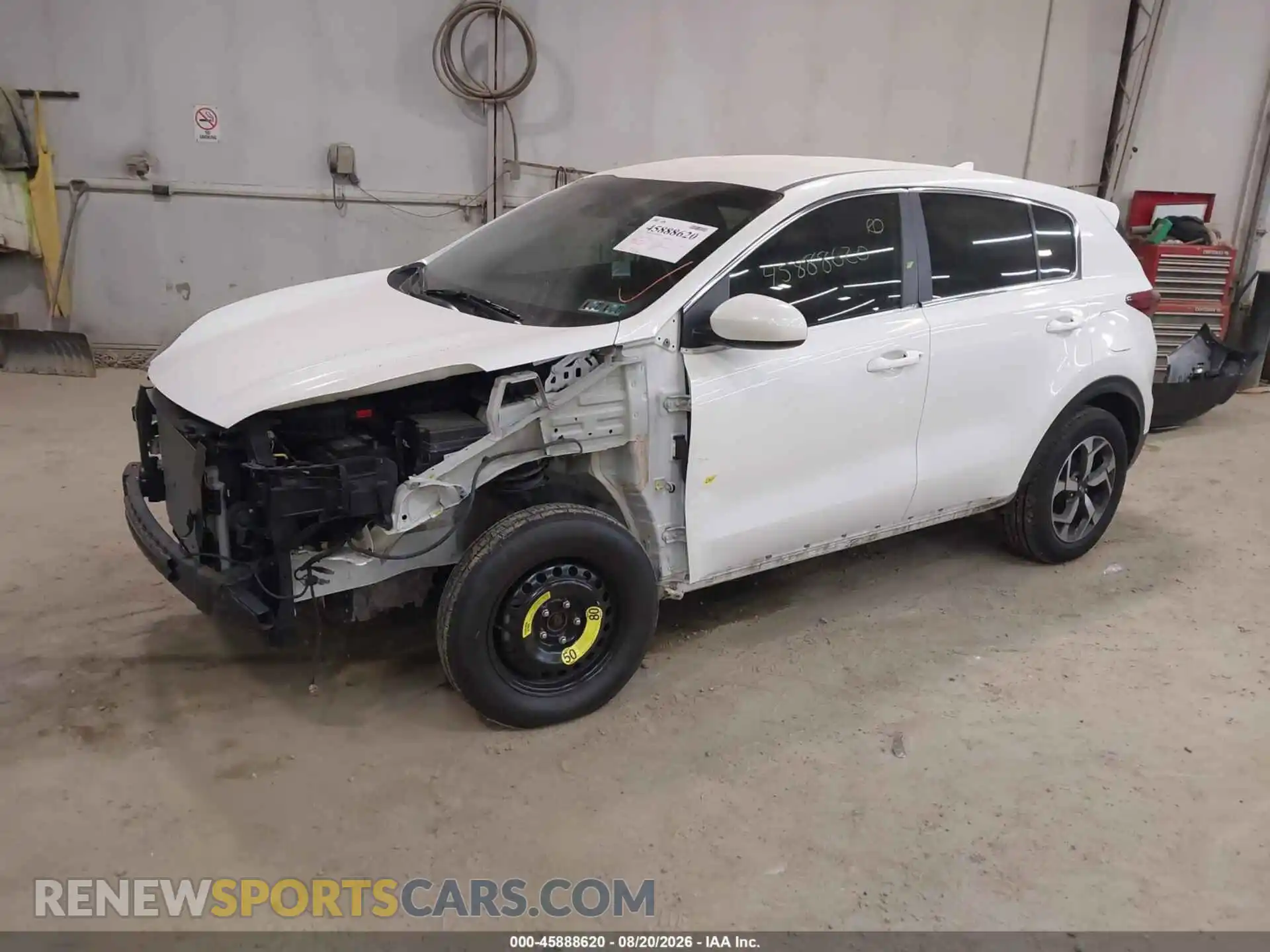 2 fotografías del automóvil dañado KNDPMCAC5M7900211 KIA SPORTAGE 2021