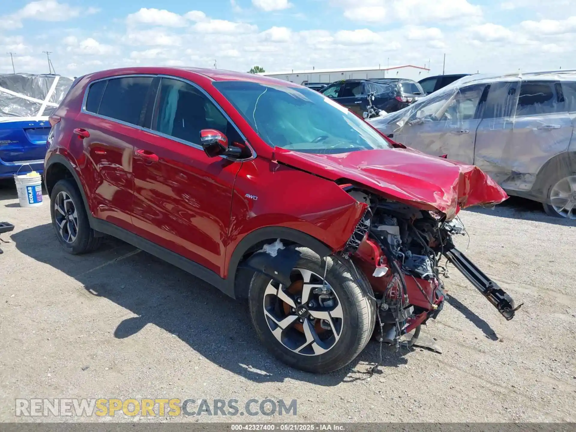1 Фотография поврежденного автомобиля KNDPMCAC5M7939588 KIA SPORTAGE 2021
