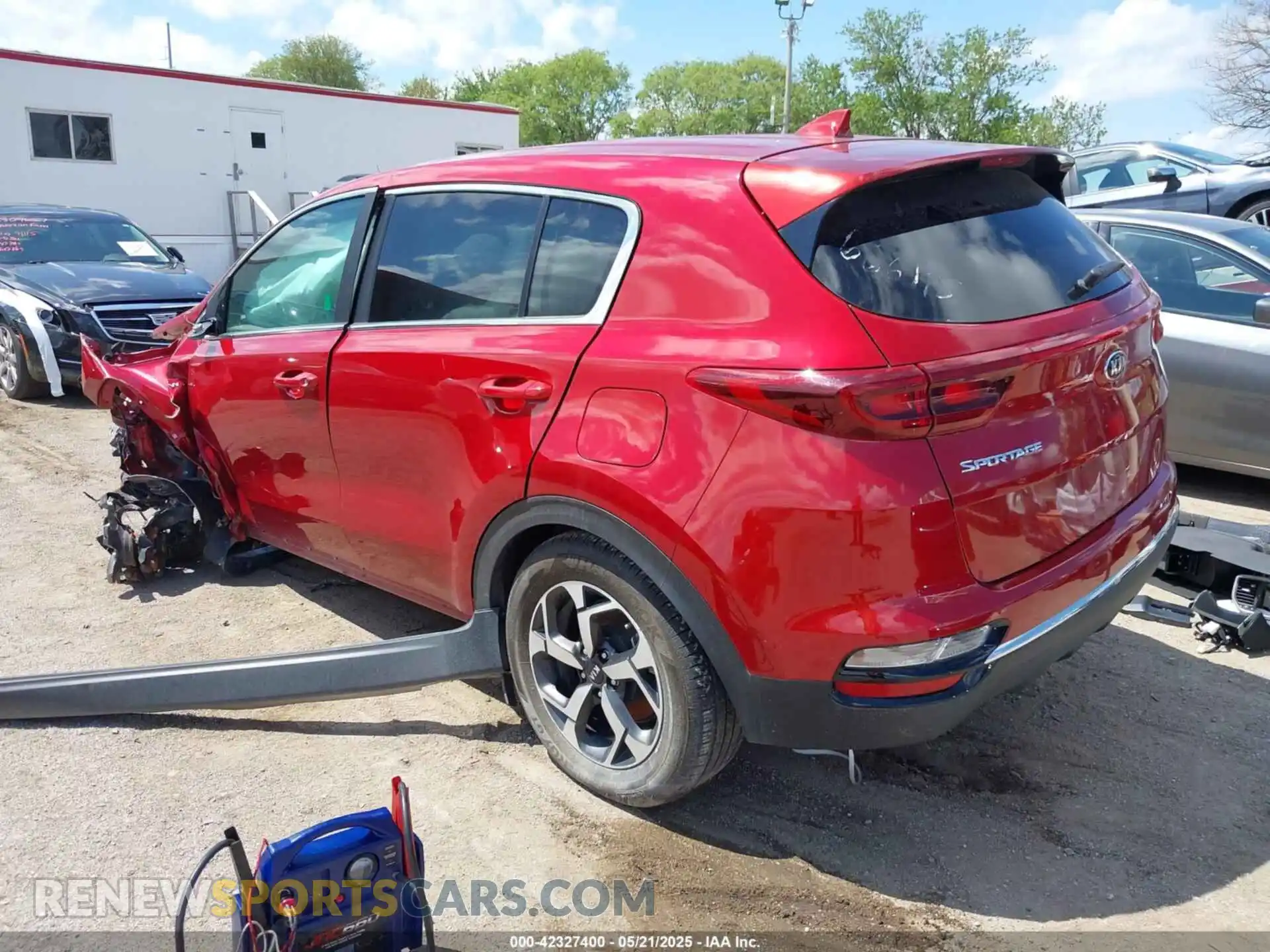 3 Фотография поврежденного автомобиля KNDPMCAC5M7939588 KIA SPORTAGE 2021
