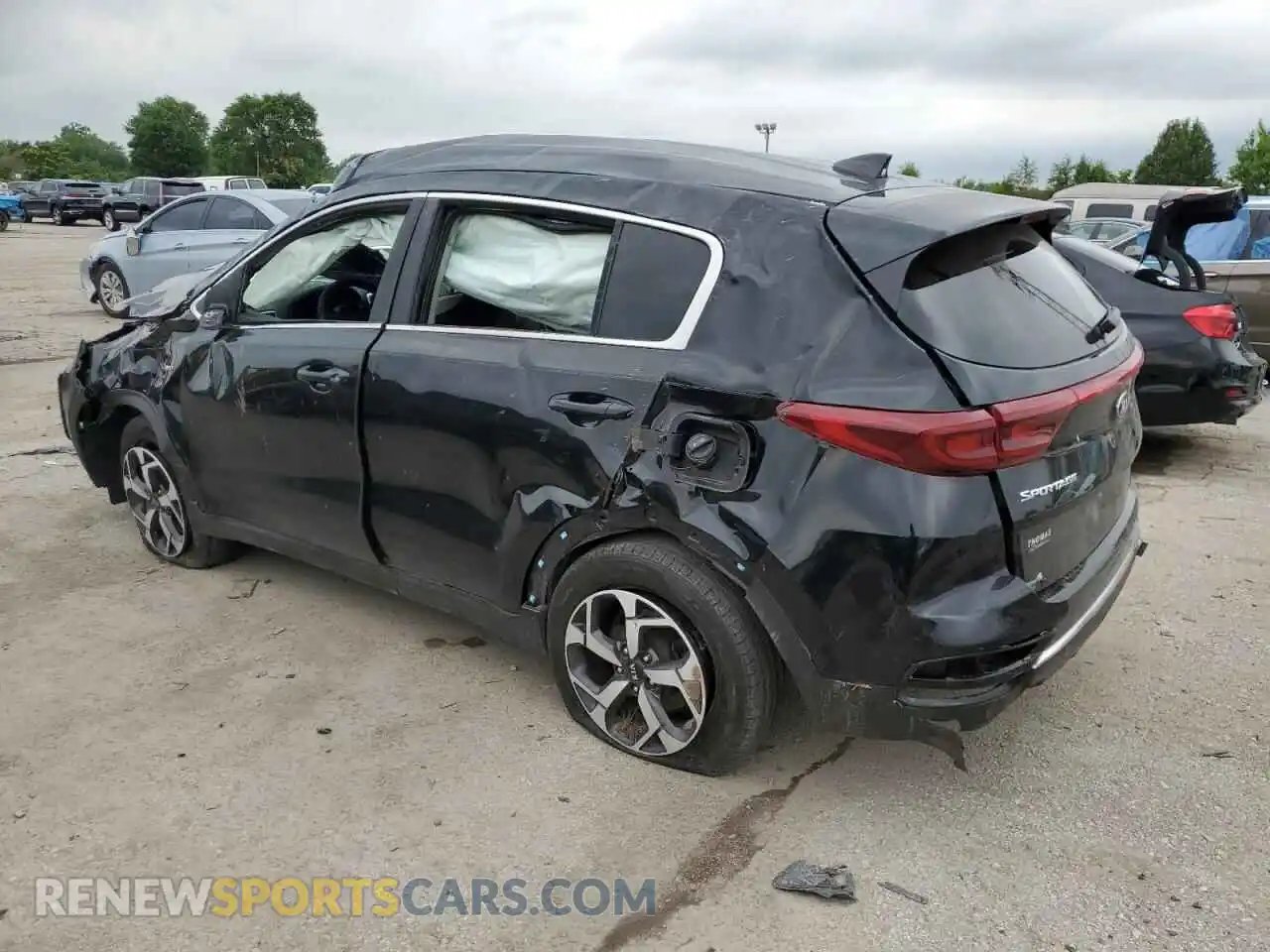 2 Фотография поврежденного автомобиля KNDPMCAC6M7882396 KIA SPORTAGE 2021