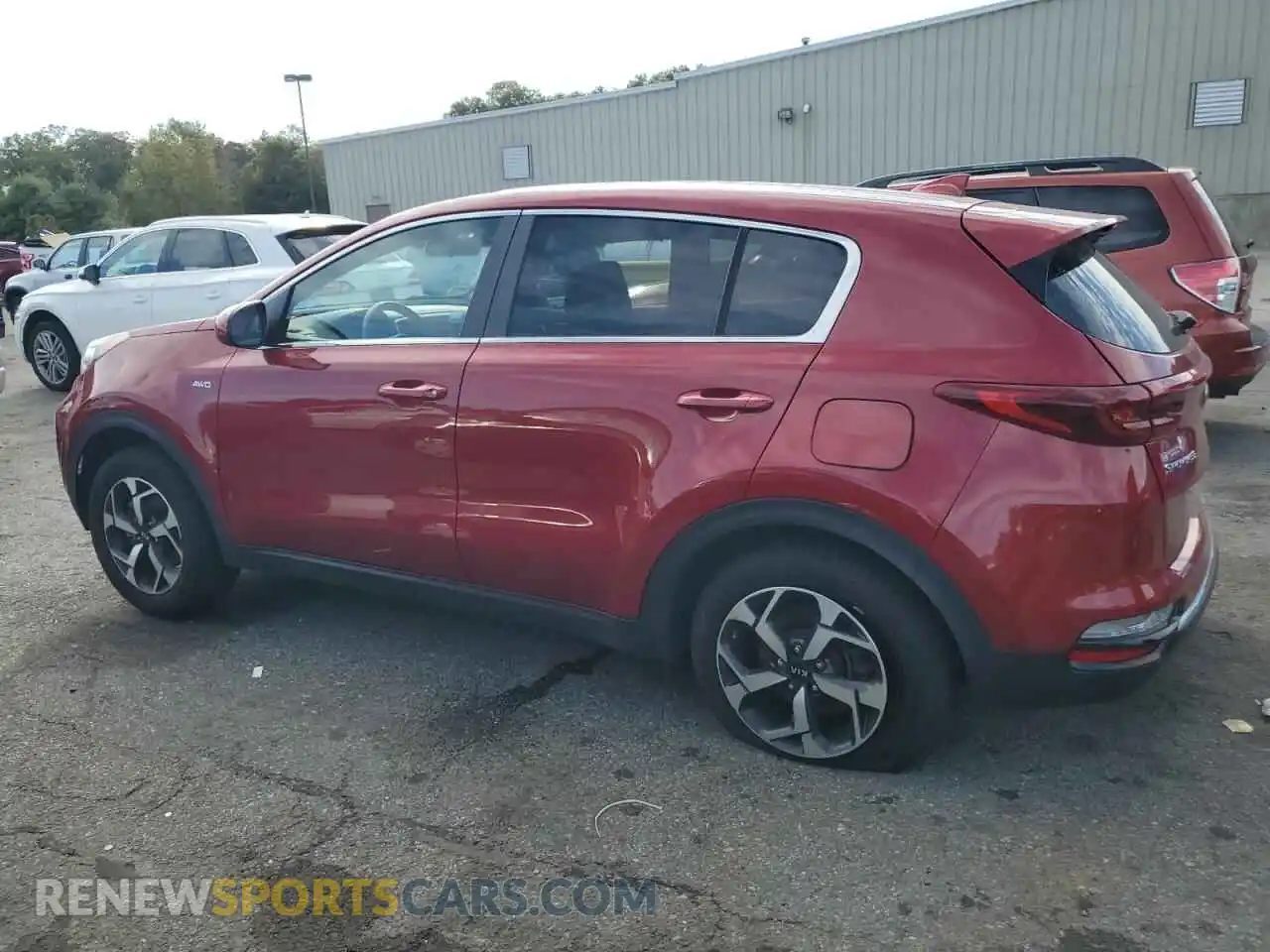 2 fotografías del automóvil dañado KNDPMCAC6M7889235 KIA SPORTAGE 2021