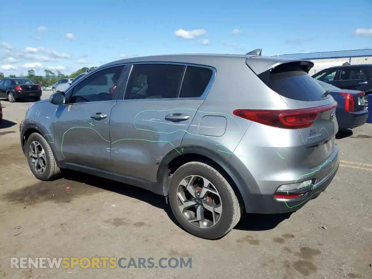 2 Photograph of a damaged car KNDPMCAC7M7842697 KIA SPORTAGE 2021