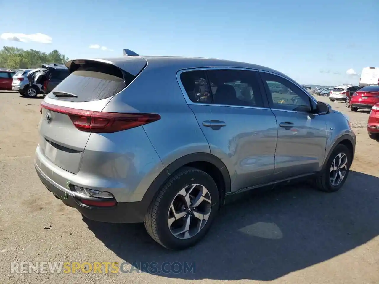 3 Photograph of a damaged car KNDPMCAC7M7842697 KIA SPORTAGE 2021
