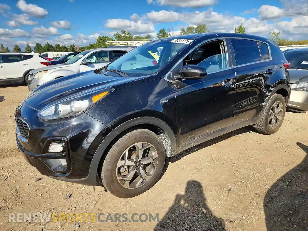 1 Photograph of a damaged car KNDPMCAC7M7914403 KIA SPORTAGE 2021