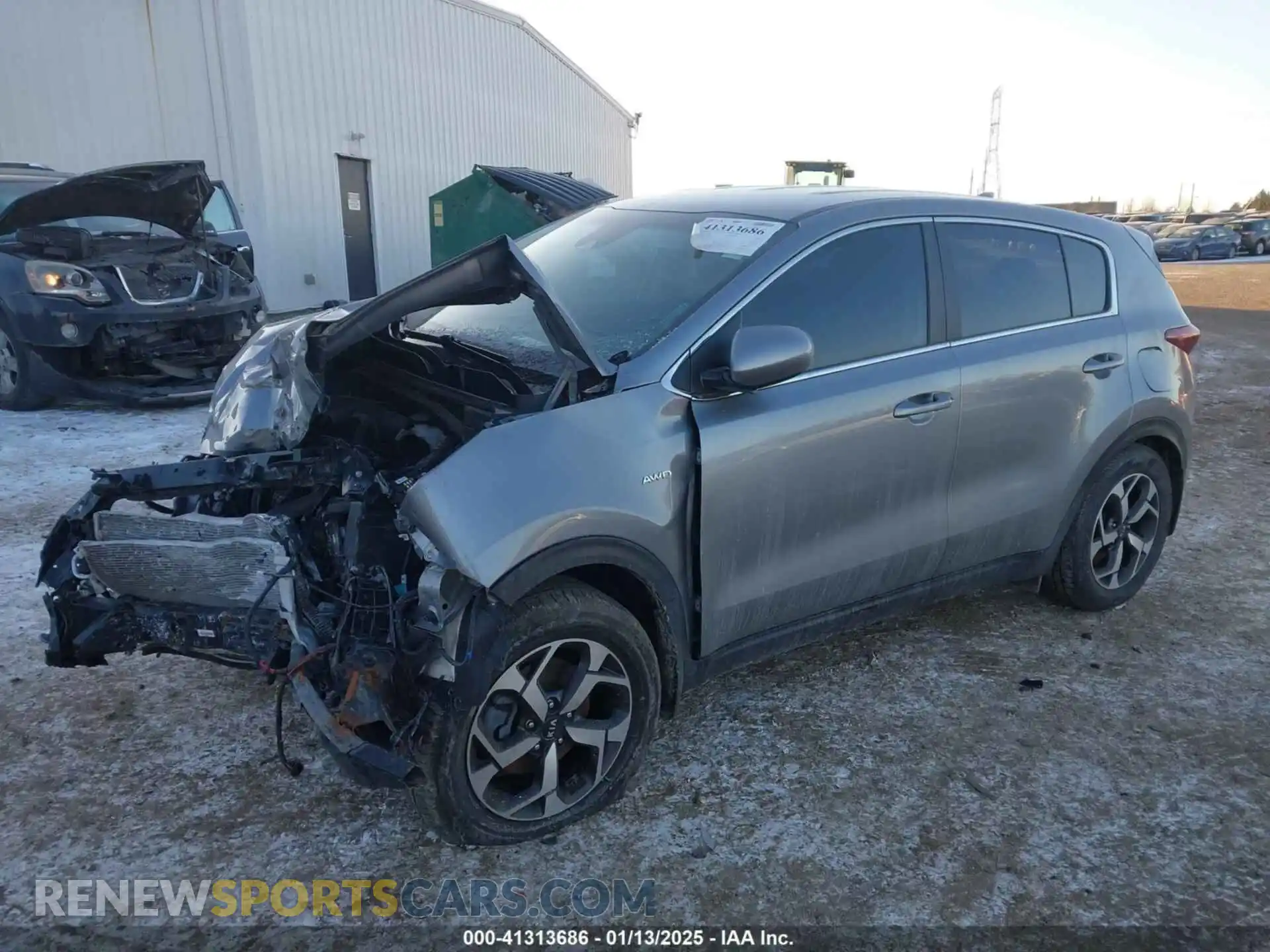 2 Photograph of a damaged car KNDPMCAC7M7942234 KIA SPORTAGE 2021