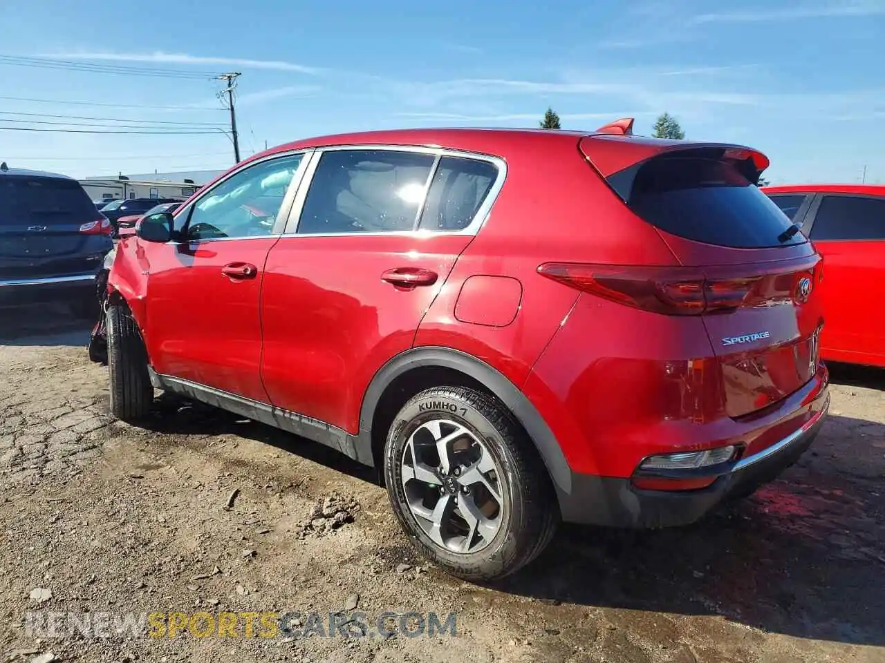 2 Фотография поврежденного автомобиля KNDPMCAC8M7861260 KIA SPORTAGE 2021