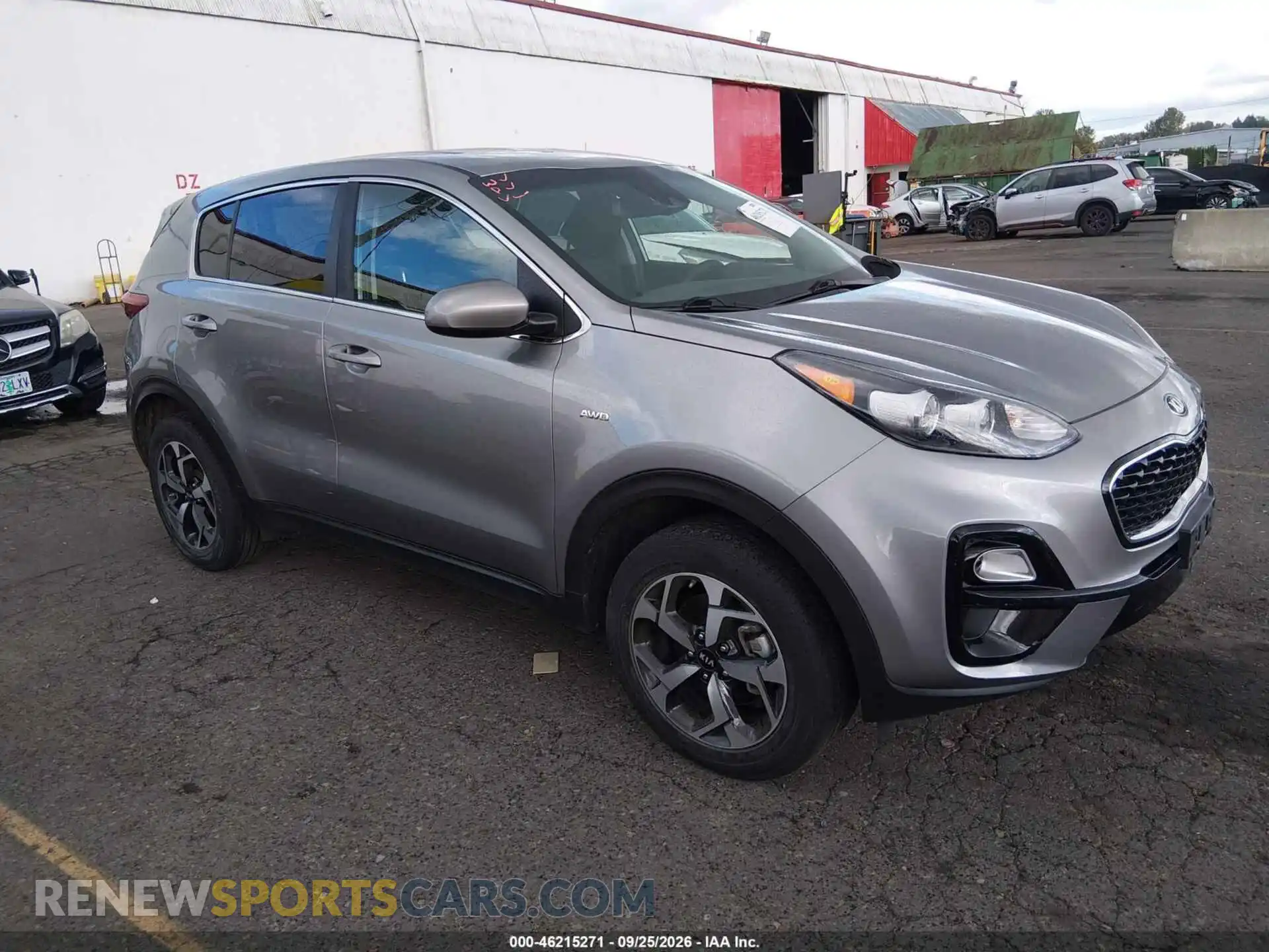 1 Photograph of a damaged car KNDPMCAC8M7862280 KIA SPORTAGE 2021