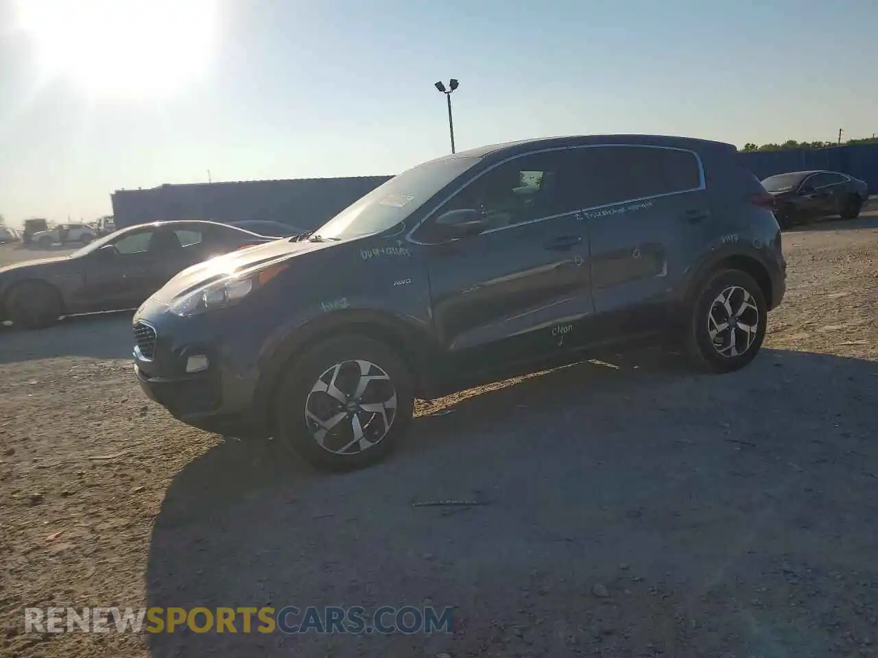 1 Photograph of a damaged car KNDPMCAC8M7866636 KIA SPORTAGE 2021