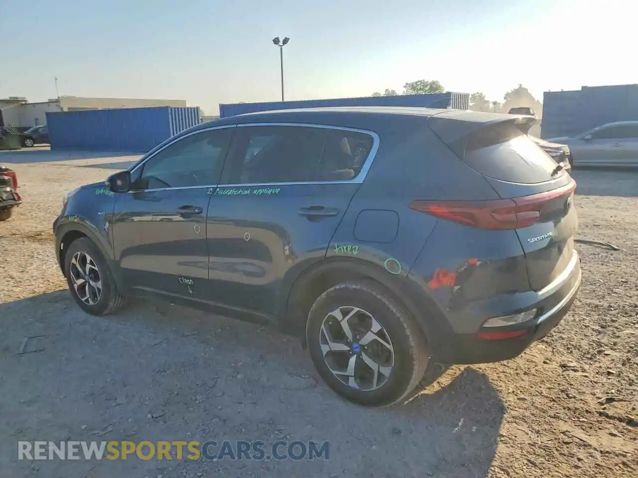 2 Photograph of a damaged car KNDPMCAC8M7866636 KIA SPORTAGE 2021