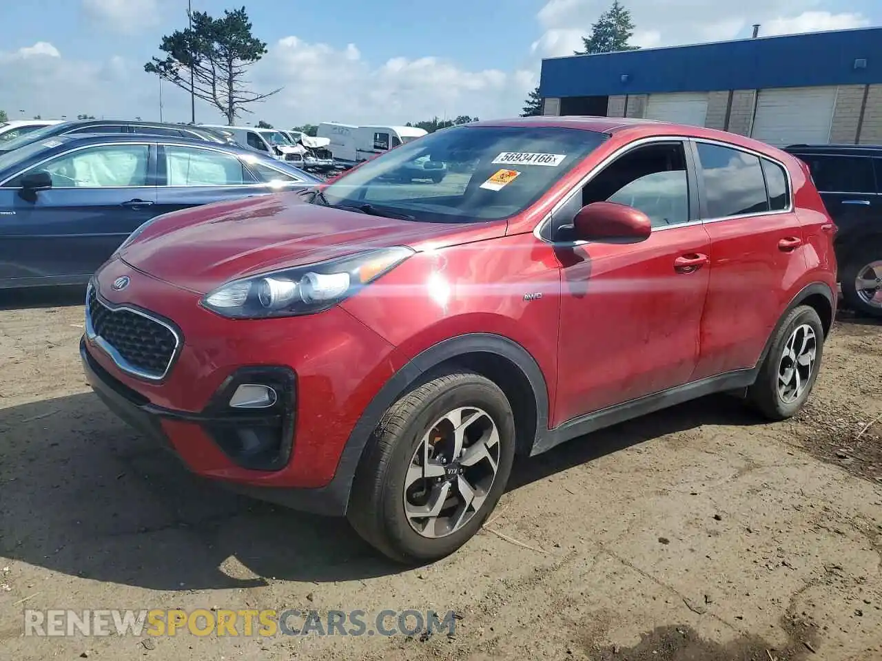 1 Photograph of a damaged car KNDPMCAC8M7872839 KIA SPORTAGE 2021