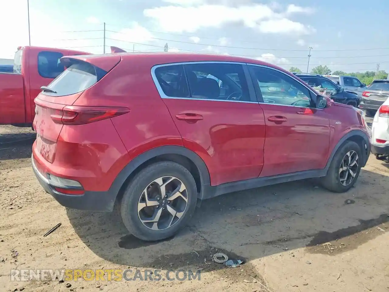 3 Photograph of a damaged car KNDPMCAC8M7872839 KIA SPORTAGE 2021